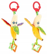 BaliBaZoo BANANA Prívesok s hrýzačkami šuštiaci do kočíka BaliBaZoo BANANA Prívesok s hrýzačkami šuštiaci do kočíka