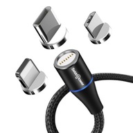 Magnetický kábel 2M na Micro USB TYP C IPHONE Magnetický kábel 2M na Micro USB TYP C IPHONE