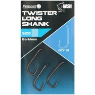 KAPROVÉ HÁČKY NASH TWISTER LONG SHANK 8 BARBLESS KAPROVÉ HÁČKY NASH TWISTER LONG SHANK 8 BARBLESS