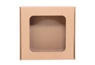 Krabička s okienkom, štýl 15x15x5, darček, 10 ks Krabička s okienkom, štýl 15x15x5, darček, 10 ks