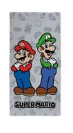 Super Mario sivá bavlnená plážová osuška pre tínedžerov Super Mario sivá bavlnená plážová osuška pre tínedžerov