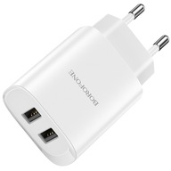 2xUSB univerzálna sieťová nabíjačka 2400 mA 2xUSB univerzálna sieťová nabíjačka 2400 mA