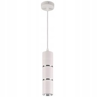 ZÁVESNÉ STROPNÉ LAMPA, BELA STRIEBORNÝ TRUBOVÝ LUSTER ZÁVESNÉ STROPNÉ LAMPA, BELA STRIEBORNÝ TRUBOVÝ LUSTER