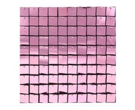 Ružový dekoračný panel, čierny podklad, 30x30 cm, 100 štvorcov Ružový dekoračný panel, čierny podklad, 30x30 cm, 100 štvorcov