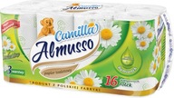 Biely toaletný papier Almusso Camilla 3W 16 roliek