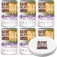 Raw Paleo Duck&Boar Adult pre psov duoproteínová kačica s diviakom 6 x 400 g Raw Paleo Duck&Boar Adult pre psov duoproteínová kačica s diviakom 6 x 400 g