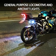 Signalizačné svetlo motocykla USB nabíjateľná lampa