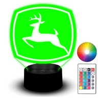 LED NOČNÁ LAMPA JOHN DEERE TRAKTOR TRAKTOR LOGO SPOLOČNOSTI PRE FARMÁRSKE KOMBINY LED NOČNÁ LAMPA JOHN DEERE TRAKTOR TRAKTOR LOGO SPOLOČNOSTI PRE FARMÁRSKE KOMBINY