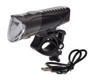 Predné LED svetlo na bicykel 200 lm nabíjateľné USB Predné LED svetlo na bicykel 200 lm nabíjateľné USB