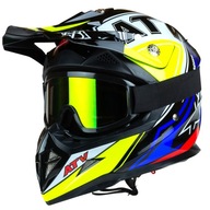 ENDURO PRILBA JUNIOR BEZPEČNÁ HORN + KRÍŽOVÉ OKULIARE L ENDURO PRILBA JUNIOR BEZPEČNÁ HORN + KRÍŽOVÉ OKULIARE L