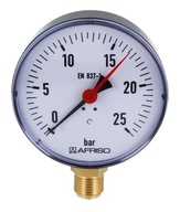 RADIÁLNY MANOMETER DNO 1/2 100mm 0-25 BAR AFRISO RADIÁLNY MANOMETER DNO 1/2 100mm 0-25 BAR AFRISO
