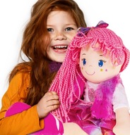 SMILY PLAY Spievajúca handrová bábika hovorí veľká 45 cm