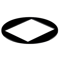 Klapka na potrubie 80x80mm OCEL2 Čierna (B) Galeco Klapka na potrubie 80x80mm OCEL2 Čierna (B) Galeco