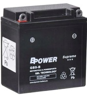 BATÉRIA BPower GB9-B 12N9-BS 12FS9M-B QUADY GEL BATÉRIA BPower GB9-B 12N9-BS 12FS9M-B QUADY GEL