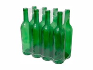 Fľaša na víno 0,75l zelená - balenie 8 ks