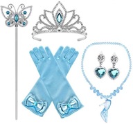 Rukavice CROWN Scepter SET CINDERELLA PRINCESS CINDERELLA 5 DIEL. Rukavice CROWN Scepter SET CINDERELLA PRINCESS CINDERELLA 5 DIEL.
