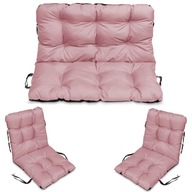 RATTAN vankúšiky 120x60x50 sada 2+1 púdrová ružová RATTAN vankúšiky 120x60x50 sada 2+1 púdrová ružová