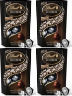 Lindt Lindor EXTRA TMAVÉ Pralinky horká čokoláda 200 g x4