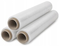 3x STRETCH FÓLIA 3KG KRYCIA STRETCH ROLKA BIELA 3x STRETCH FÓLIA 3KG KRYCIA STRETCH ROLKA BIELA