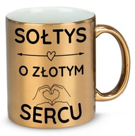 LESKLÝ ZLATÝ HRNÍČEK AKO DARČEK PRE KOMISIANA KOMISIE KOMISÁTORA SO ZLATÝM SRDCOM LESKLÝ ZLATÝ HRNÍČEK AKO DARČEK PRE KOMISIANA KOMISIE KOMISÁTORA SO ZLATÝM SRDCOM