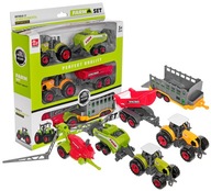 PRUŽINA 2x TRAKTOR 4x STROJ KOVOVÝ FARMÁRSKY SET PRUŽINA 2x TRAKTOR 4x STROJ KOVOVÝ FARMÁRSKY SET