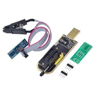 CH341A SPI Flash EEPROM USB programátor + klip CH341A SPI Flash EEPROM USB programátor + klip