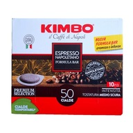 Mletá káva v Kimbo Espresso vrecúškach 50 ks