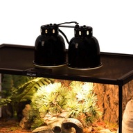 DVOJITÝ DRŽIAK ŽIAROVKY SO ZÁVITOM E27 2X40W PERFEKTNÝ NA OSVETLENIE