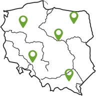 Nálepka na stenu mapa Poľska 100 cm + fixky Nálepka na stenu mapa Poľska 100 cm + fixky