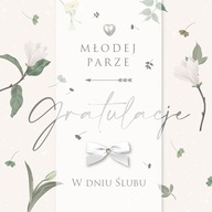 Decentné a očarujúce svadobné blahoželanie Lux42 Decentné a očarujúce svadobné blahoželanie Lux42