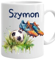 Hrnček pre futbalistu, FUTBAL, lopta, stopky + MENO ako darček Hrnček pre futbalistu, FUTBAL, lopta, stopky + MENO ako darček