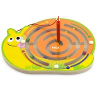 Hra Viga Magnetic Maze Drevený slimák Hra Viga Magnetic Maze Drevený slimák