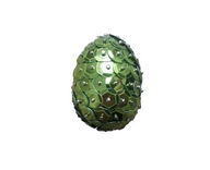 Veľkonočné vajíčko zelené flitre ručne robené 4cm