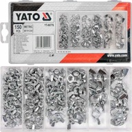 Krídlové matice metrické mix 150 ks YATO Krídlové matice metrické mix 150 ks YATO
