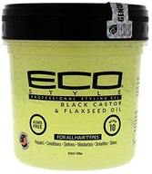 ECO STYLE BLACK CASTOR FLAXSEED OIL GEL 473 ml gél na vlasy, styling ECO STYLE BLACK CASTOR FLAXSEED OIL GEL 473 ml gél na vlasy, styling