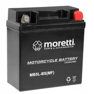 SKÚTER Moretti MB5L-BS YB5L 12V/5Ah 65A SKÚTER Moretti MB5L-BS YB5L 12V/5Ah 65A