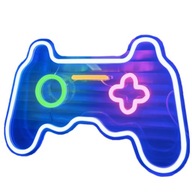 Neónový LED herný ovládač Gamepad, dekorácie do izby pre mládež Neónový LED herný ovládač Gamepad, dekorácie do izby pre mládež