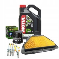 Filter YAMAHA YZF R1 RN12, olej Motul 5100, zapaľovacie sviečky Filter YAMAHA YZF R1 RN12, olej Motul 5100, zapaľovacie sviečky