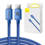 BASEUS KÁBEL USB-C - USB-C RÝCHLY 100W 2 m VÝKONNÝ BASEUS KÁBEL USB-C - USB-C RÝCHLY 100W 2 m VÝKONNÝ