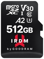 Pamäťová karta GOODRAM microSDXC 512GB IRDM M2AA A2