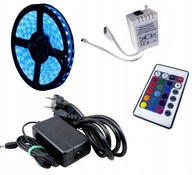 KIT LED pás 300SMD RGB 5050 ovládač IP68 5m KIT LED pás 300SMD RGB 5050 ovládač IP68 5m