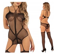 LivCo Corsetti Silvem Bodystocking S-L Mesh Bodystocking LivCo Corsetti Silvem Bodystocking S-L Mesh Bodystocking