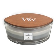 Vonná sviečka Warm Woods Woodwick Ellipse s dreveným knôtom Vonná sviečka Warm Woods Woodwick Ellipse s dreveným knôtom