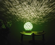 Jediná zelená ratanová nočná lampa na Allegru