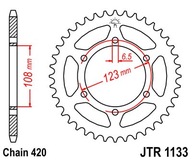 JT JTR1133.53 ZADNÉ OZUBENÉ KOLO JT JTR1133.53 ZADNÉ OZUBENÉ KOLO