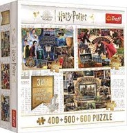 Puzzle 3v1 Turnaj Harryho Pottera, metlobal Rokfort Puzzle 3v1 Turnaj Harryho Pottera, metlobal Rokfort