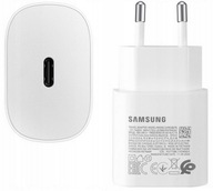 USB C adaptér kocka SAMSUNG 25W biela SUPER RÝCHLA USB C adaptér kocka SAMSUNG 25W biela SUPER RÝCHLA