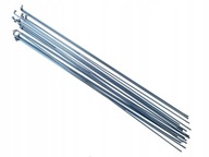 Pilierové lúče 274 mm Nerezová oceľ, strieborná, 18 ks. Pilierové lúče 274 mm Nerezová oceľ, strieborná, 18 ks.