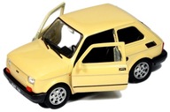 WELLY KOVOVÝ MODEL AUTO FIAT 126p MALUCH KASZLAK WELLY KOVOVÝ MODEL AUTO FIAT 126p MALUCH KASZLAK