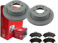 BREMBO ZADNÉ KOTOUČE, DESTIČKY, SPRINTER 906 V W447